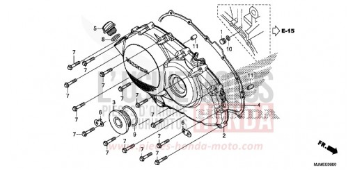 PANNEAU CARTER-MOTEUR D. VFR800XH de 2017